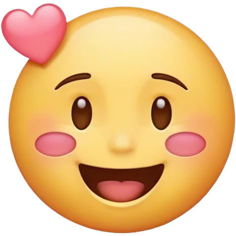 Emoji laughing and blushing  emoji