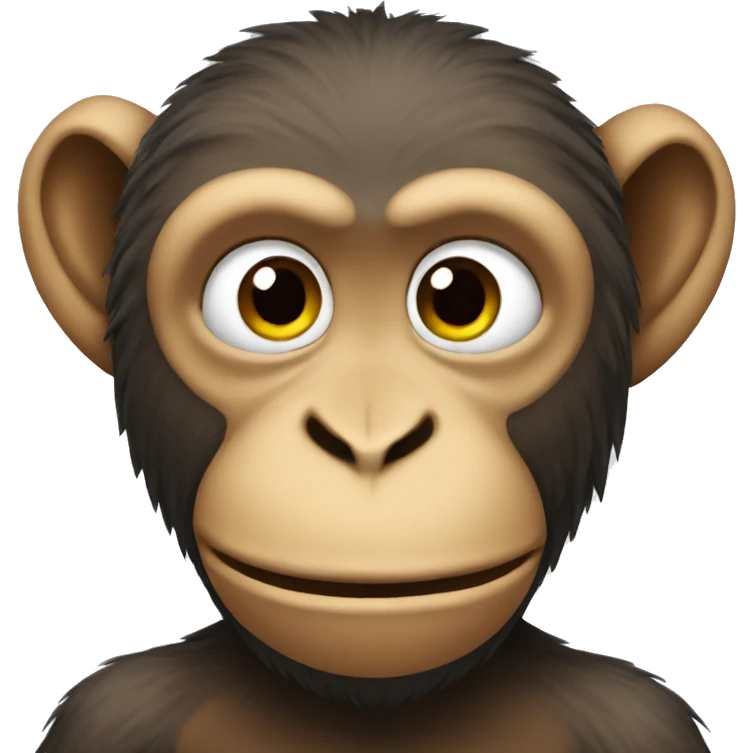 Monkey holding  emoji