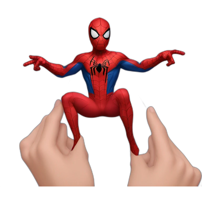 Spider man en caleçon emoji