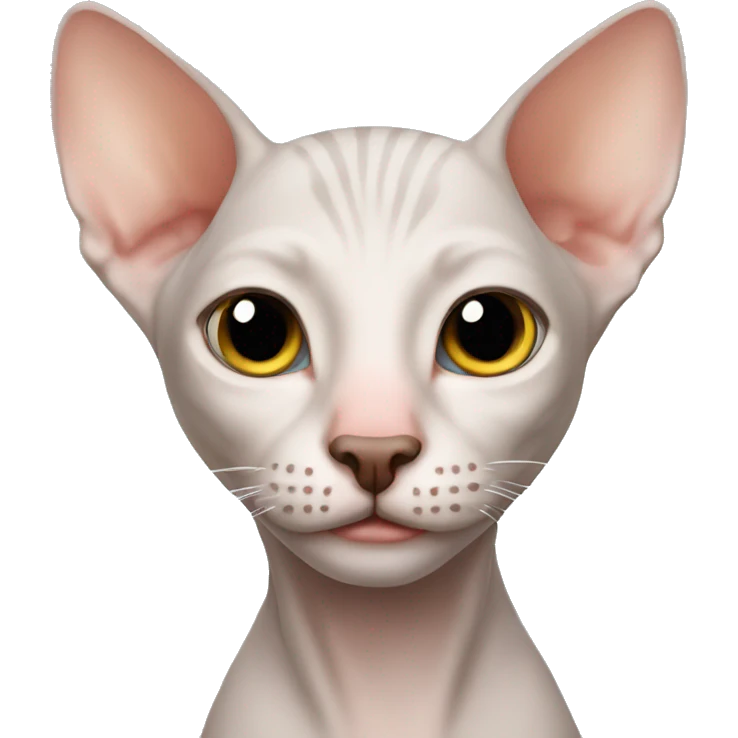Hairless cat emoji