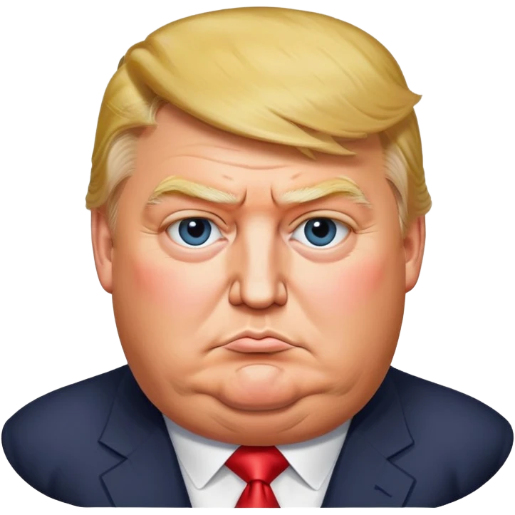 Fat Donald Trump emoji