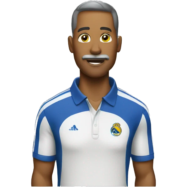 Coach with a whistle around his neck emoji