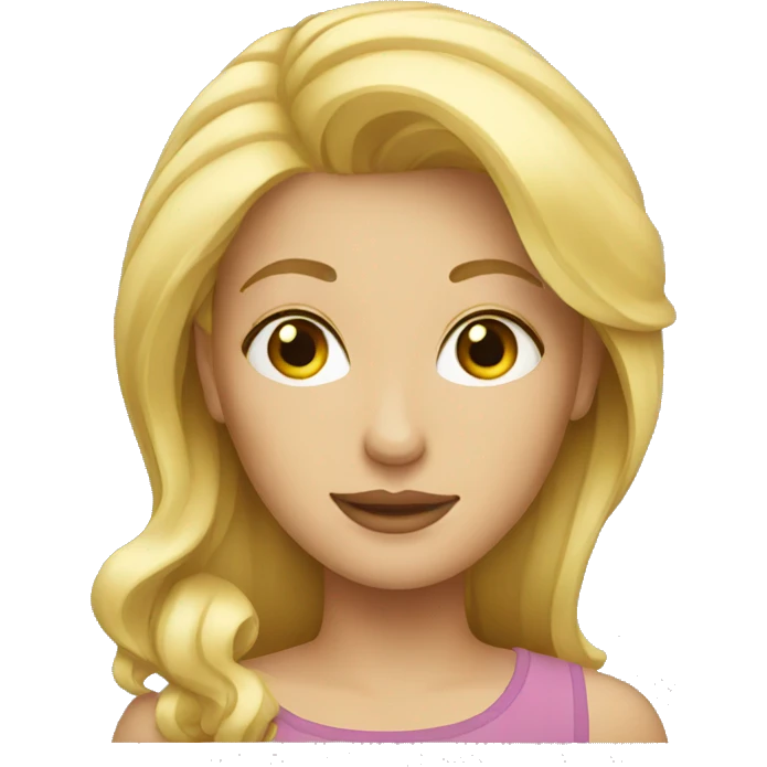 blonde woman emoji