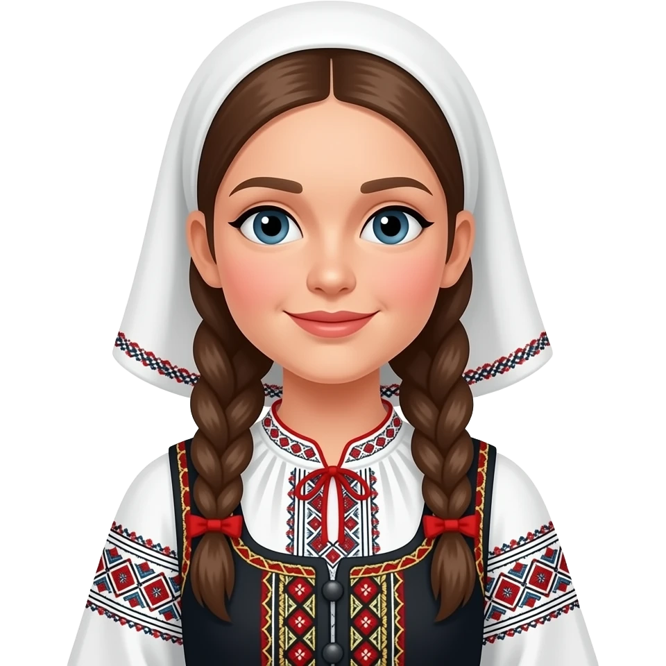 Mädel in Tracht emoji
