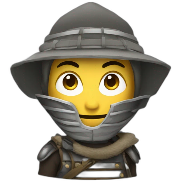 samouraï avec camera emoji