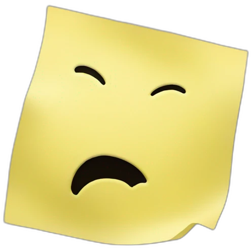 post it not explosion emoji