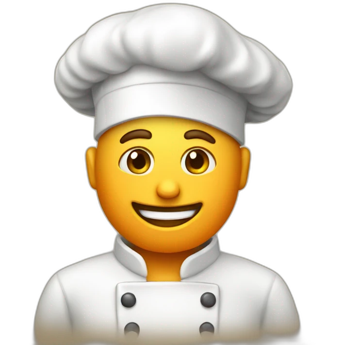Chef sur une butternut emoji