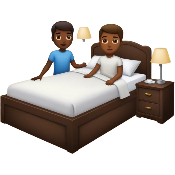 Me and you in the bedroom emoji