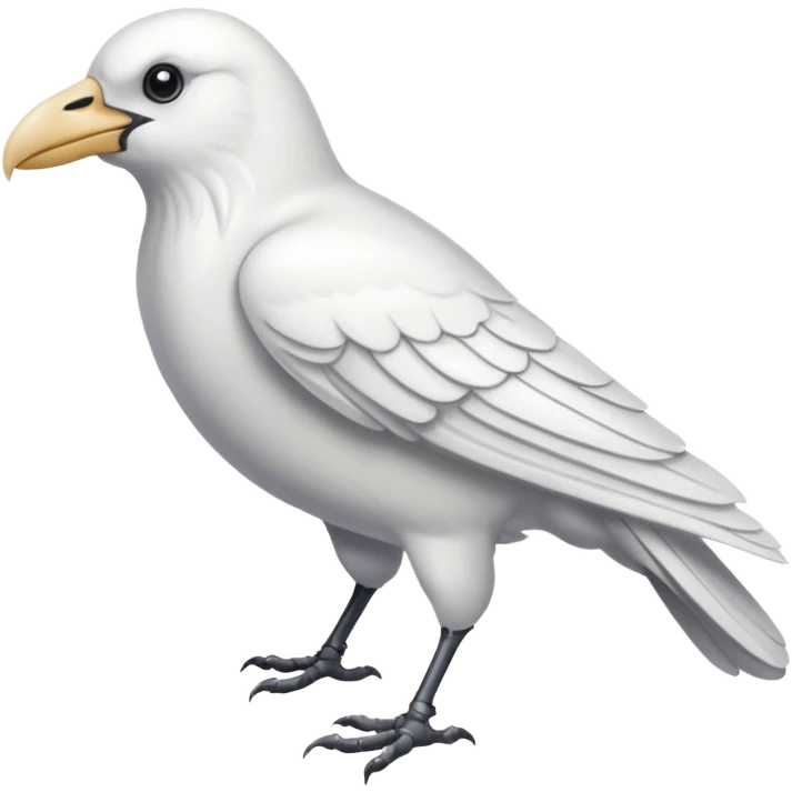 White crow emoji