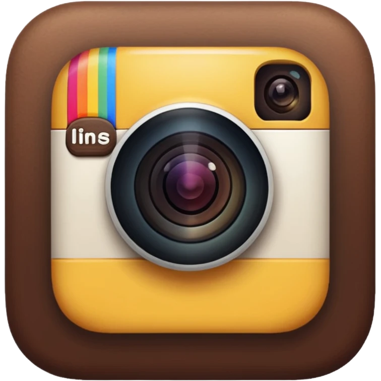 Instagram logo emoji
