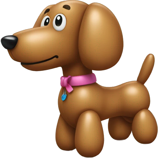 Balloon dog emoji