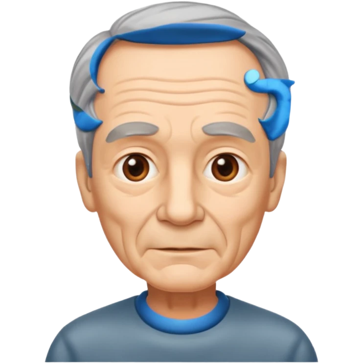 Retro old style amn emoji