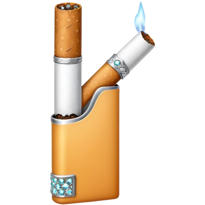 cigarette with rhinestones emoji