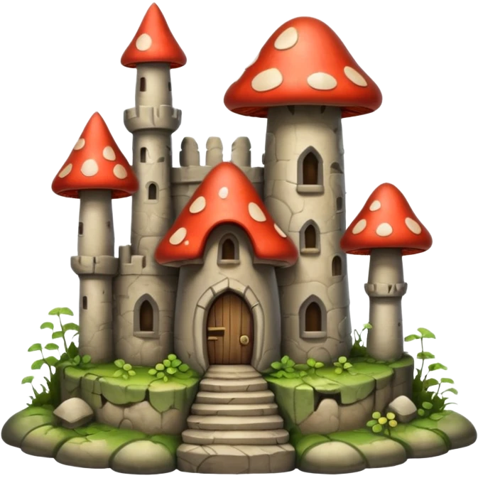 gloomy mushroom castle emoji