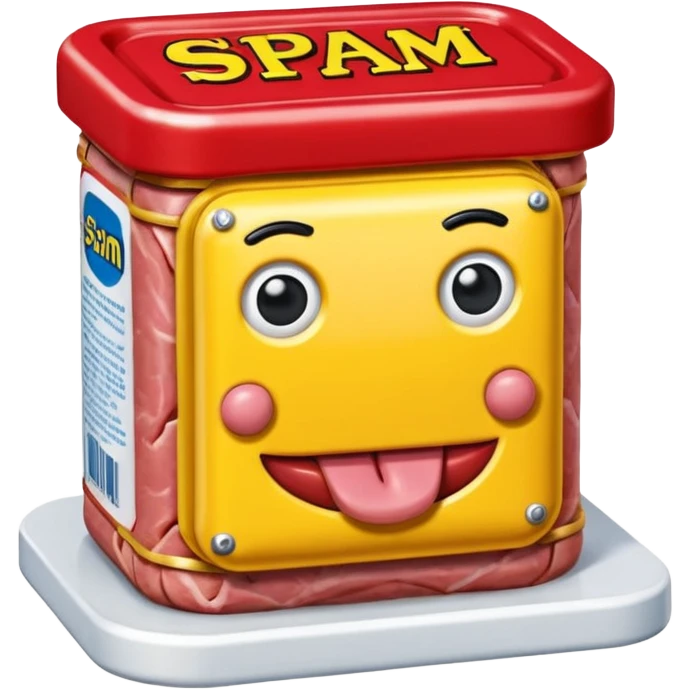  paris art city SPAM meat jeff koons style sculpture arty landscape  emoji
