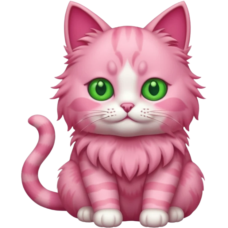 Pink cat emoji