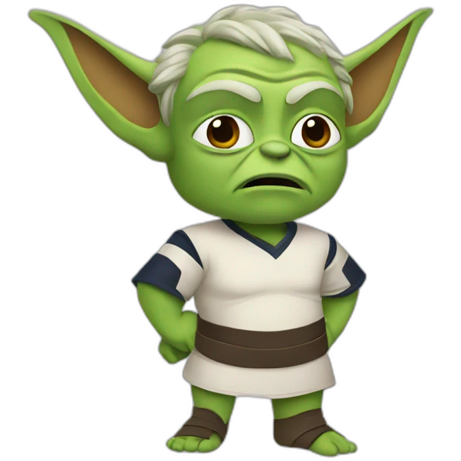 rugby yoda scoring a try emoji