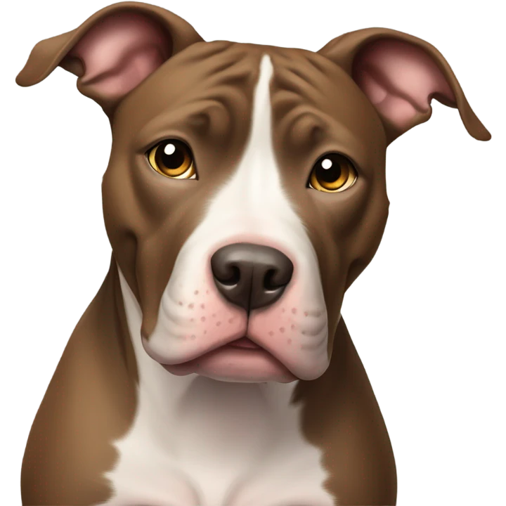 Adorable kind pitbull emoji