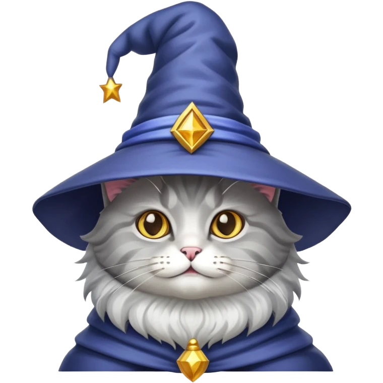 Cat wizard emoji