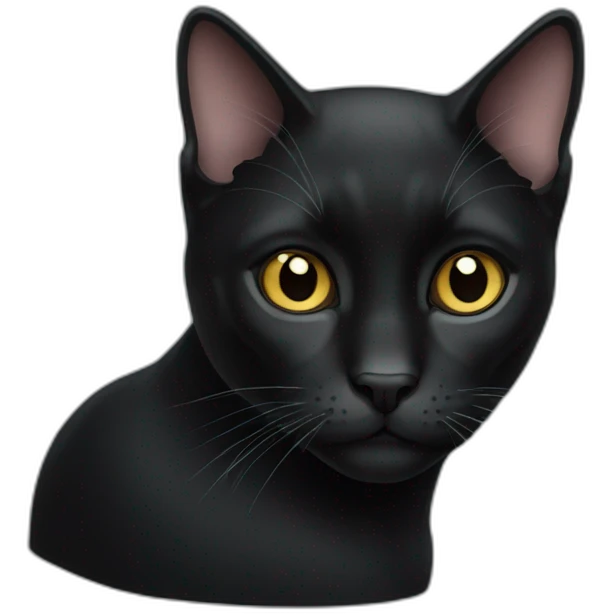 a-black-cat emoji