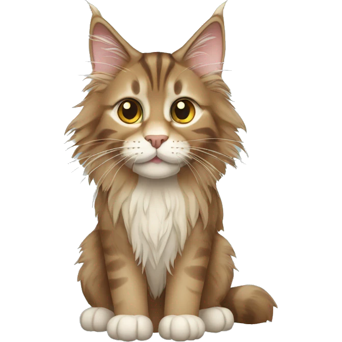 maine coon cat emoji