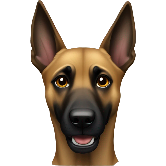 malinois peur  emoji