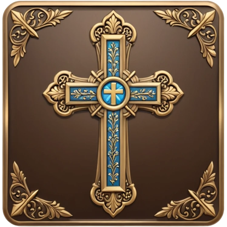 cross with a bible verse emoji