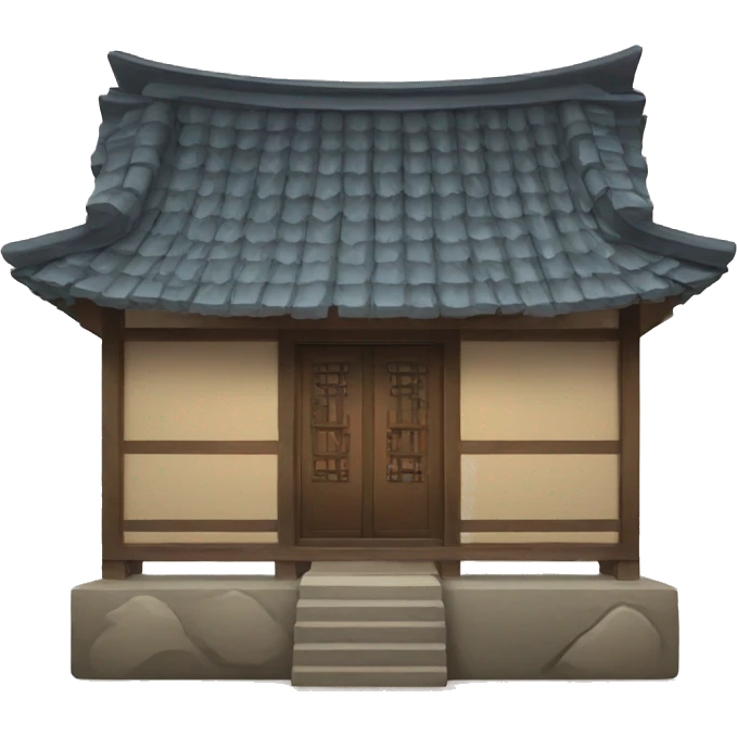 Traditional Korean house  emoji