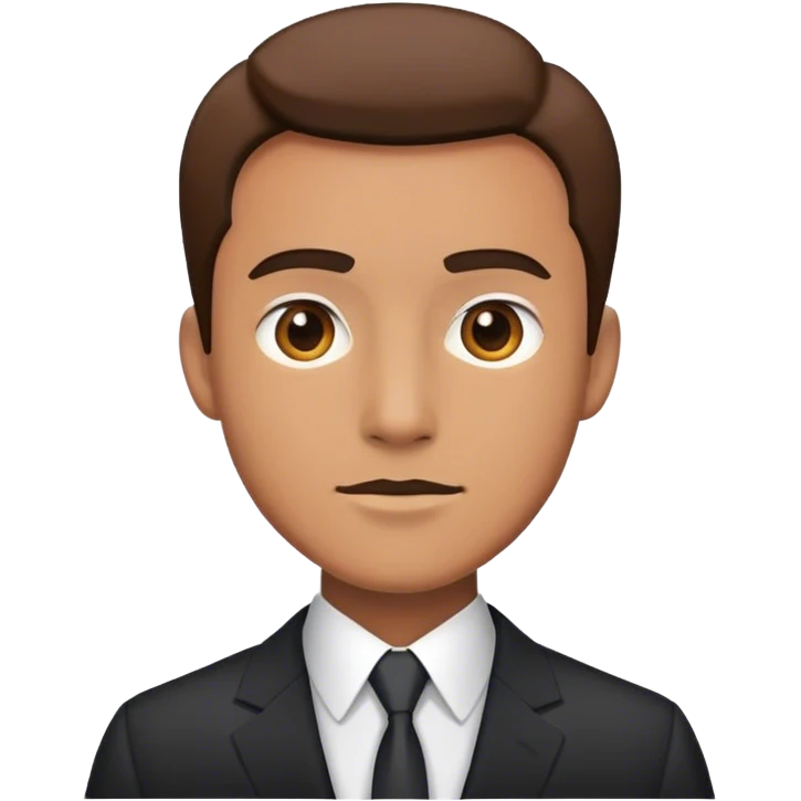Man wearing a suit emoji
