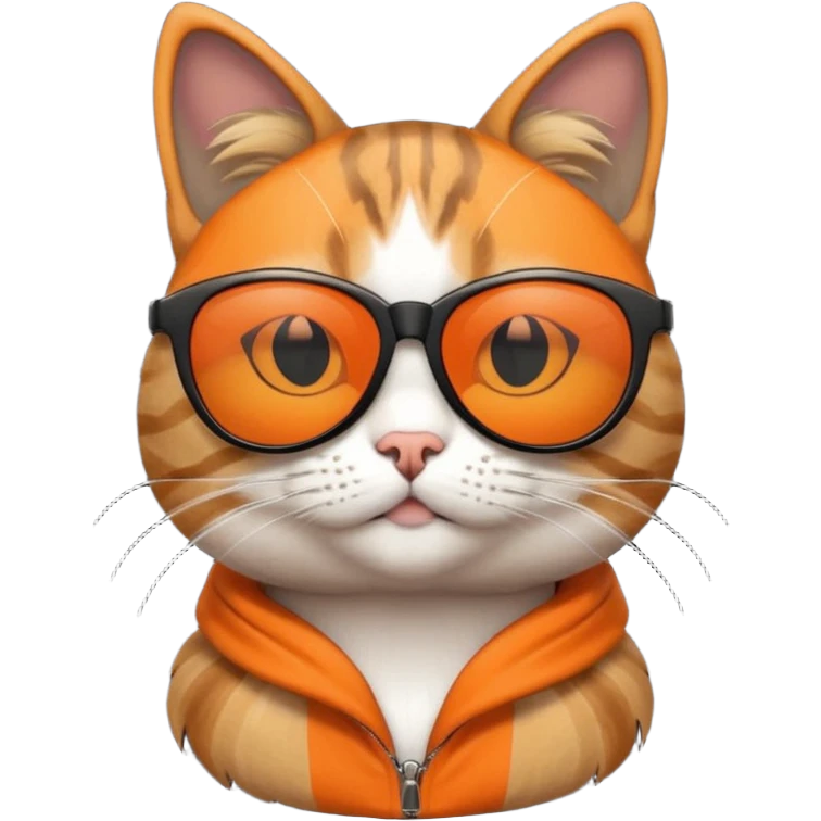 Cat wearing sunglasses emoji