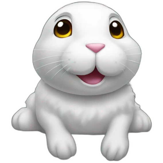 rabit on exvacator emoji