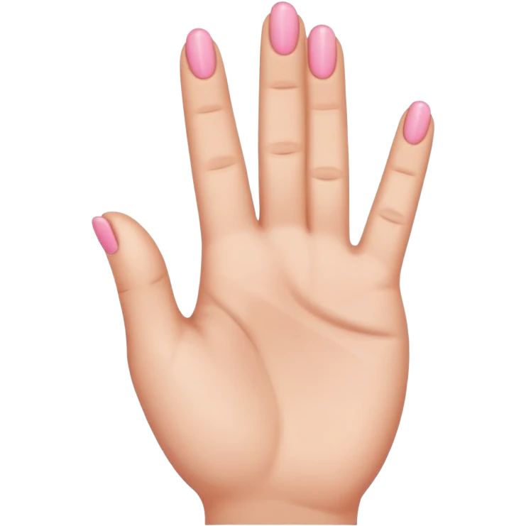 finger heart with pinky sticking up emoji