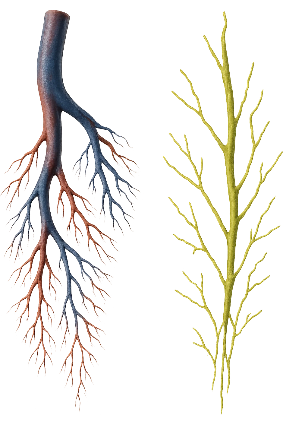 vena umana anatomica e vena linfatica realistiche, IPERREALISTICA 4K emoji