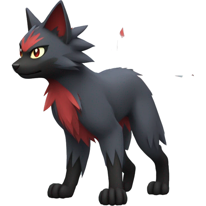 Litten-Zoroark full body emoji