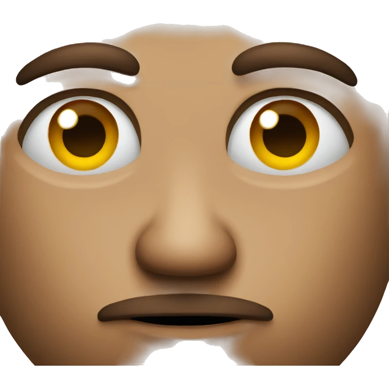 A emoji giving a side eye emoji