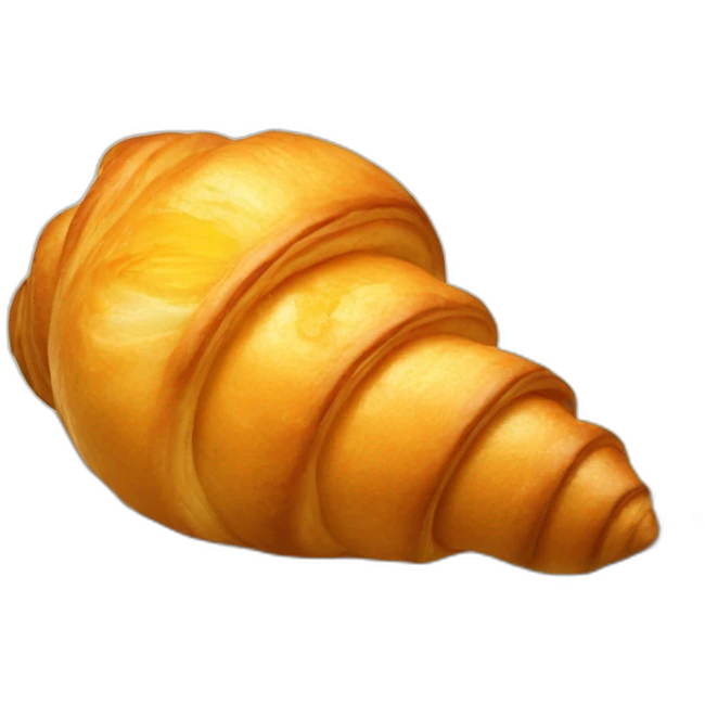 croissant fruits on book emoji