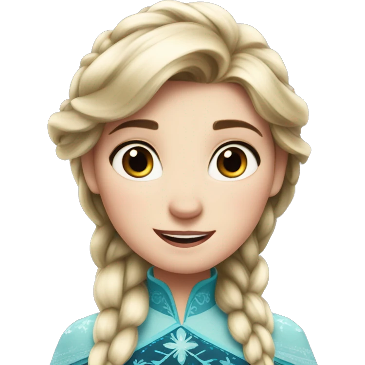Anna from frozen emoji