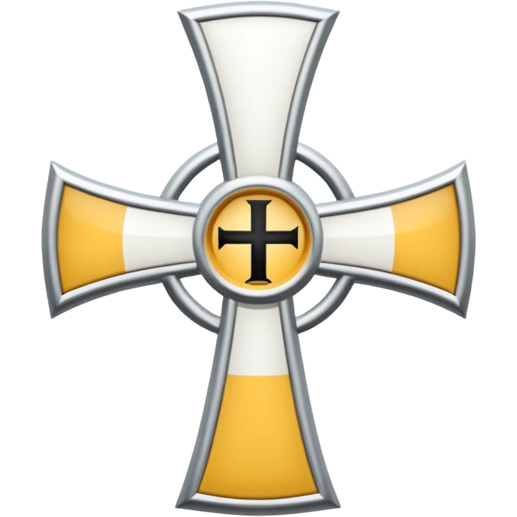 Teutonic Order cross emoji