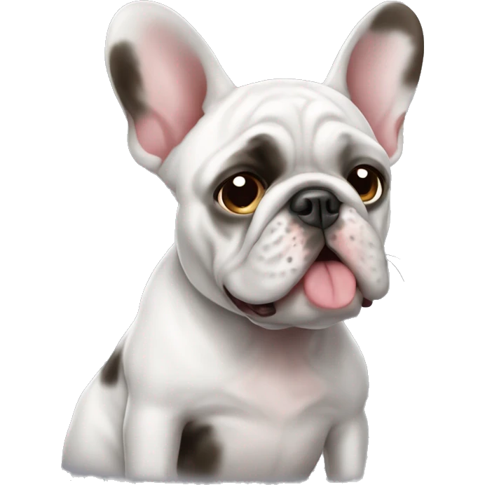 Bouledogue français merle  emoji