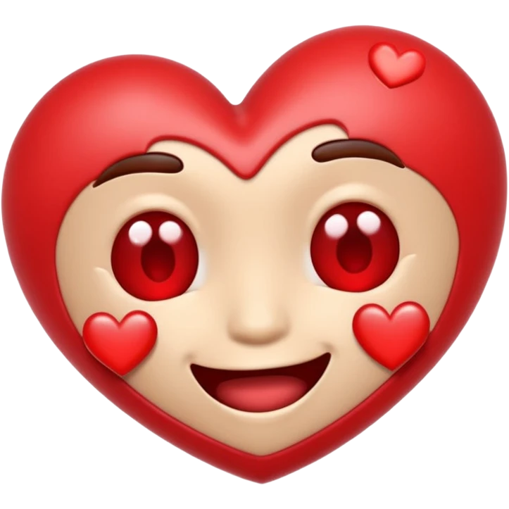 Make a meme emoji using hearts emoji