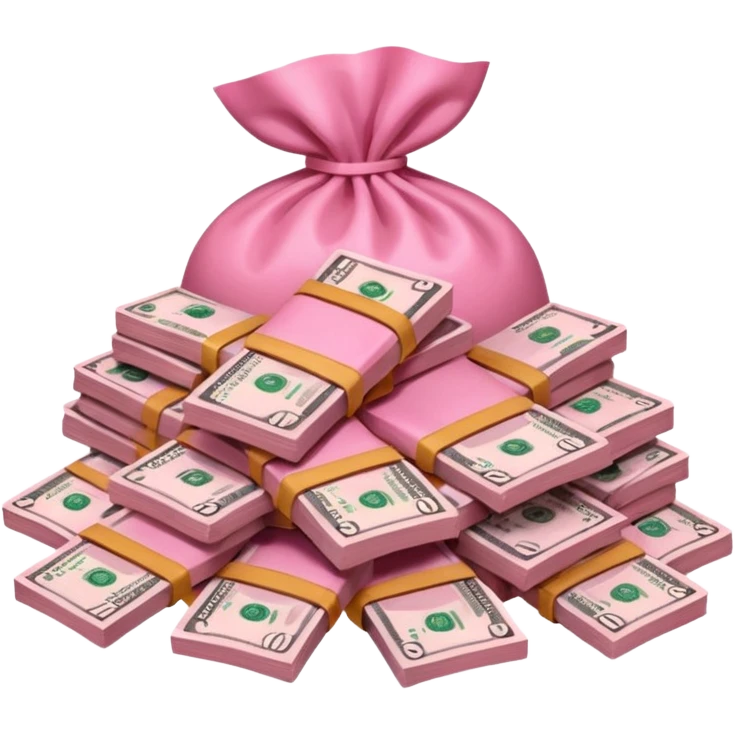 pink money emoji