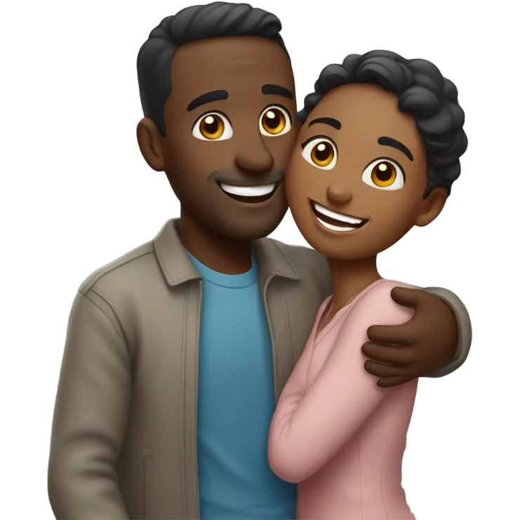 Excited lovey emoji