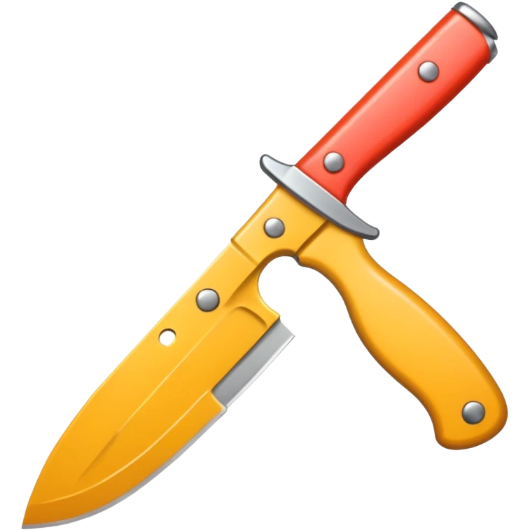 knife with little bows around it emoji