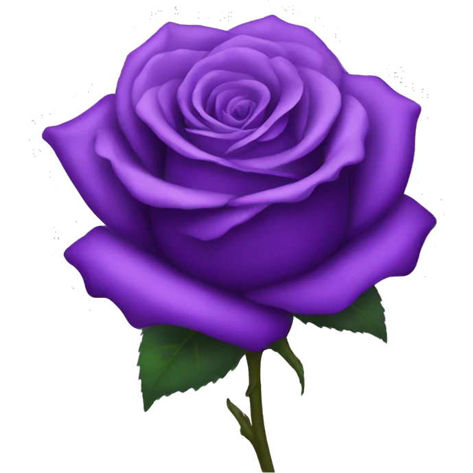 purple rose emoji