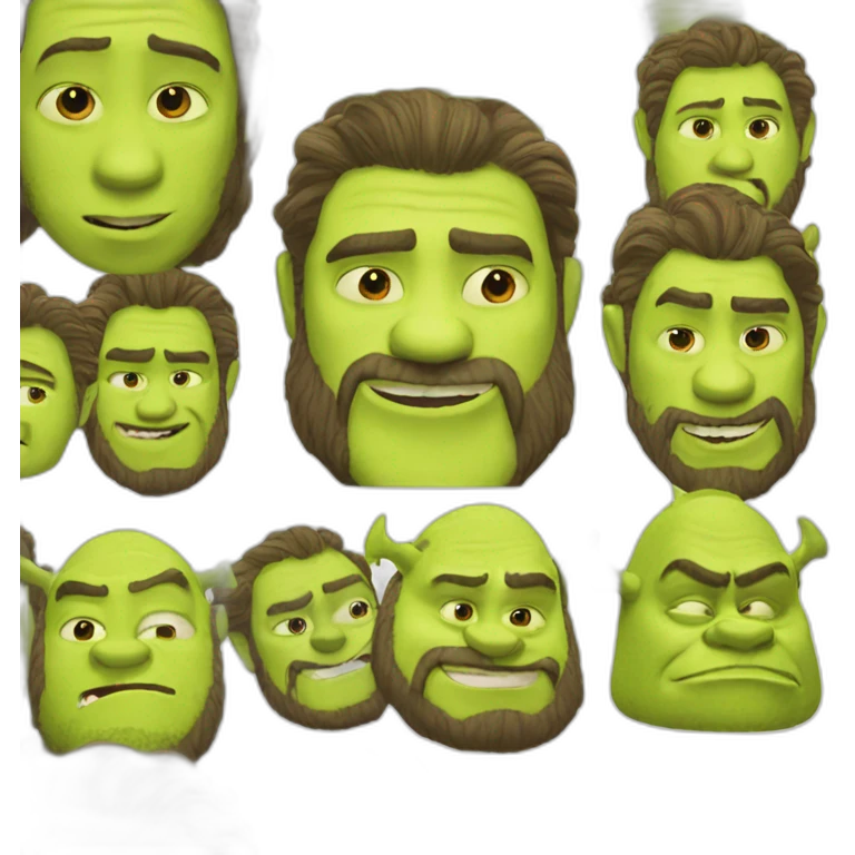 neckbeard shrek emoji