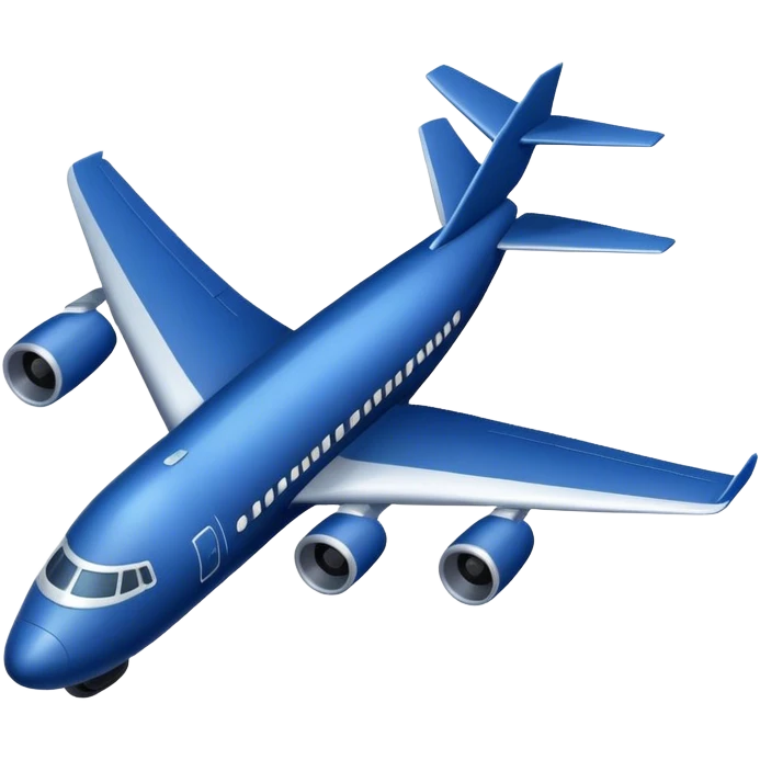 dark blue airplane emoji