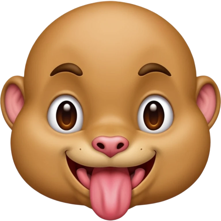 tongue out on the prowl to get you  emoji