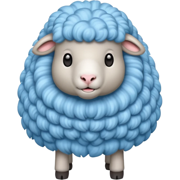 light blue sheep emoji