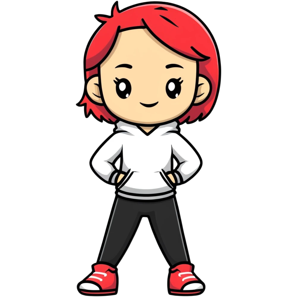 a cool girl with attitude emoji