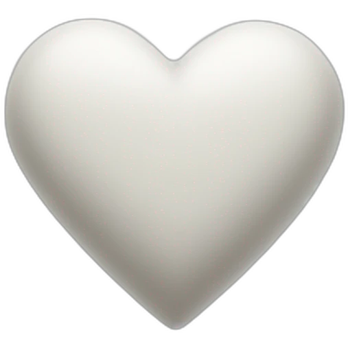 white heart  emoji